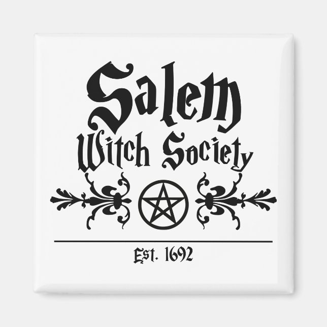 Imán Magnates Salem Witch Society (Frente)
