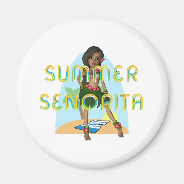Imán Magnates Senorita De Verano (Frente)