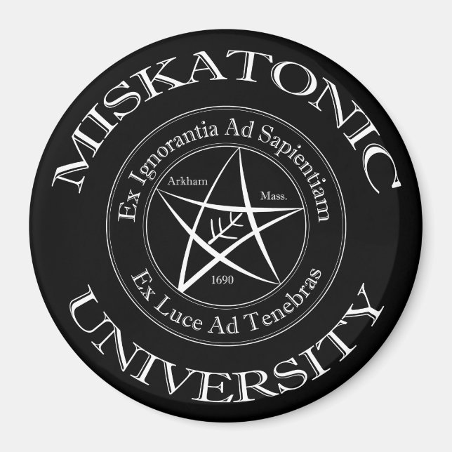 Imán Magnates universitarios miskatónicos (Frente)
