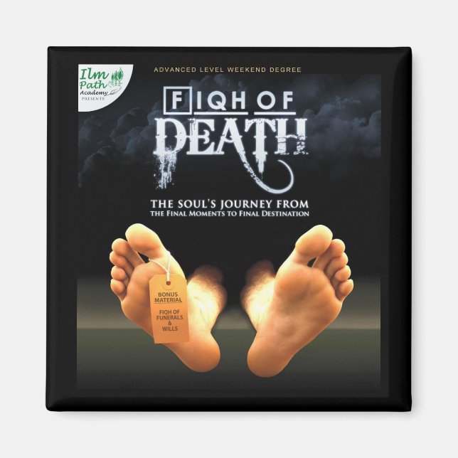 Imán Magneet cuadrado - Fiesta de la muerte (Frente)