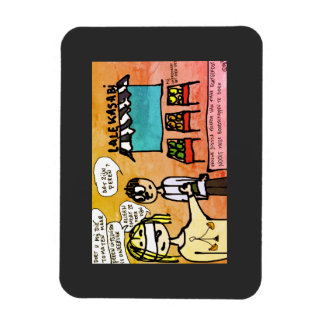 Imán Magneet Vrouwe Justitia doet geen boodschappen