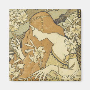 Imán Magneos Posters de Art Nouveau