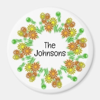 Imán Magnet - 3D Glowing Flowers