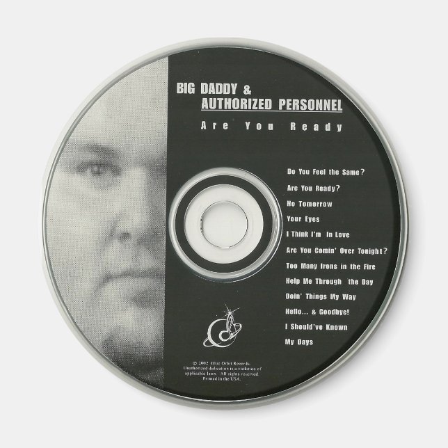 Imán Magnet 5 - CD de BD&AP "Are You Ready" (Frente)