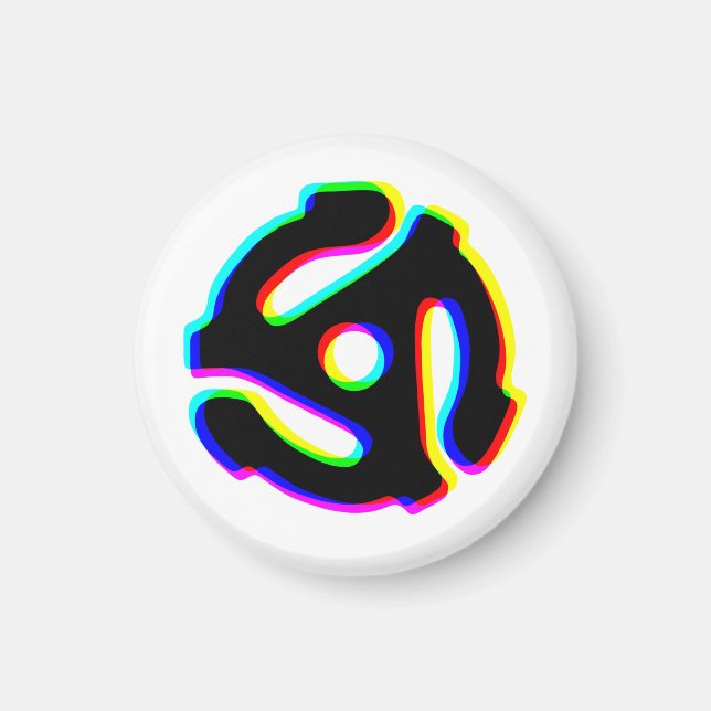 Imán Magnet adaptador de registro de 45 rpm (Frente)