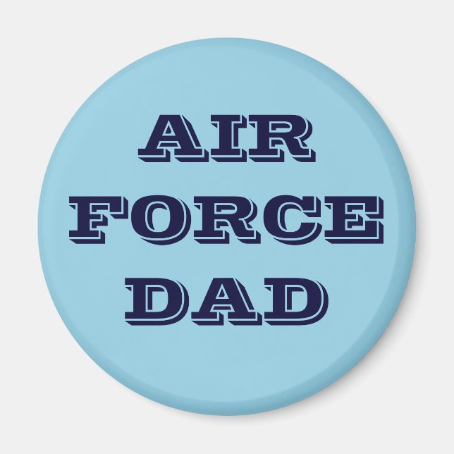 Imán Magnet Air Force Dad (Frente)