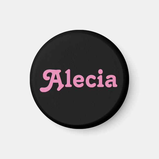 Imán Magnet Alecia (Frente)