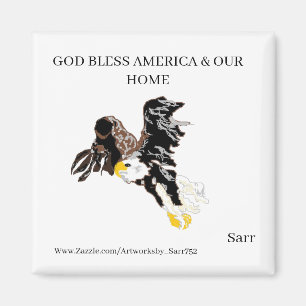 Imán Magnet : AMERICANO BALD EAGLE