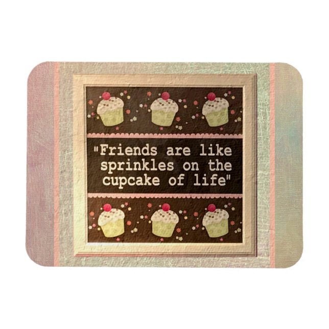 Imán Magnet — AMIGOS ENRIQUECEN NUESTRAS VIDAS (Horizontal)