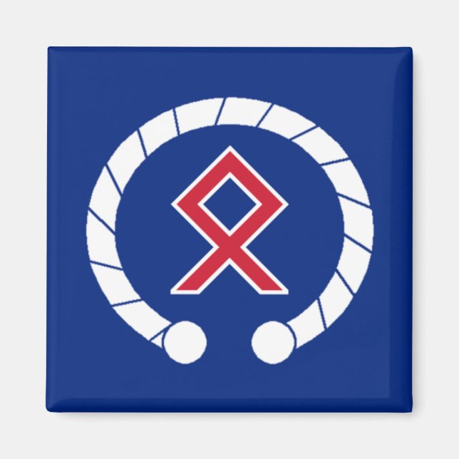 Imán Magnet anglo-celta británico - Torc & Rune (Frente)