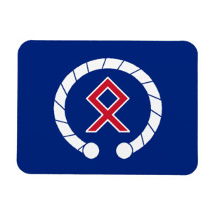 Imán Magnet angloCelta británico - Bandera Torc & Rune
