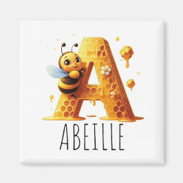 Imán Magnet Animaux Rigolos Lettre A