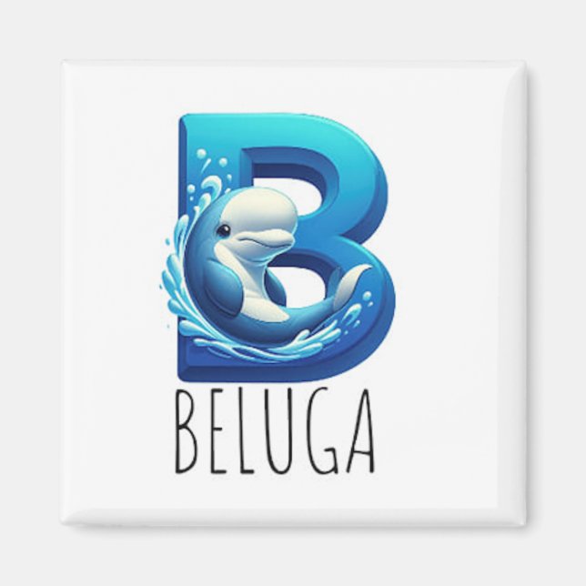 Imán Magnet Animaux Rigolos Lettre B (Frente)