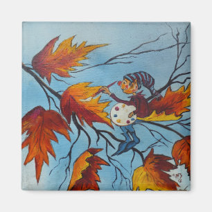 Imán Magnet Ann Hayes Pintura de Pixie