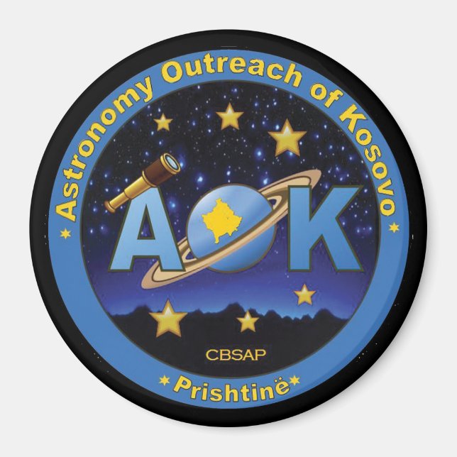 Imán Magnet AOK Grande de 3 pulgadas (Frente)