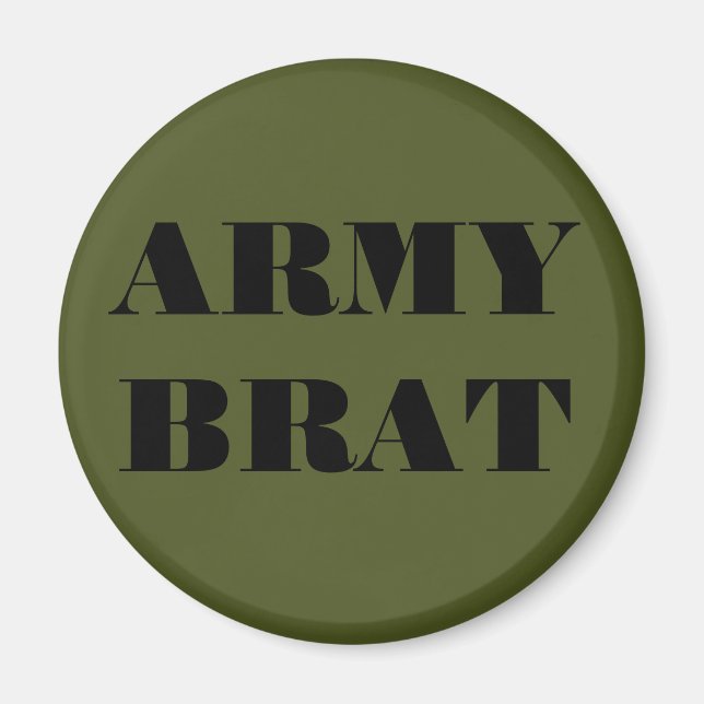 Imán Magnet Army Brat (Frente)