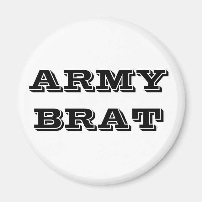 Imán Magnet Army Brat (Frente)