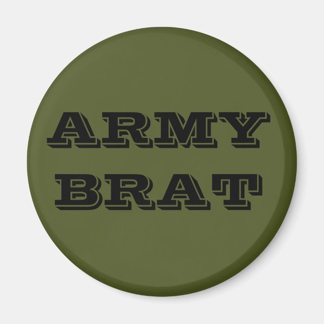 Imán Magnet Army Brat (Frente)