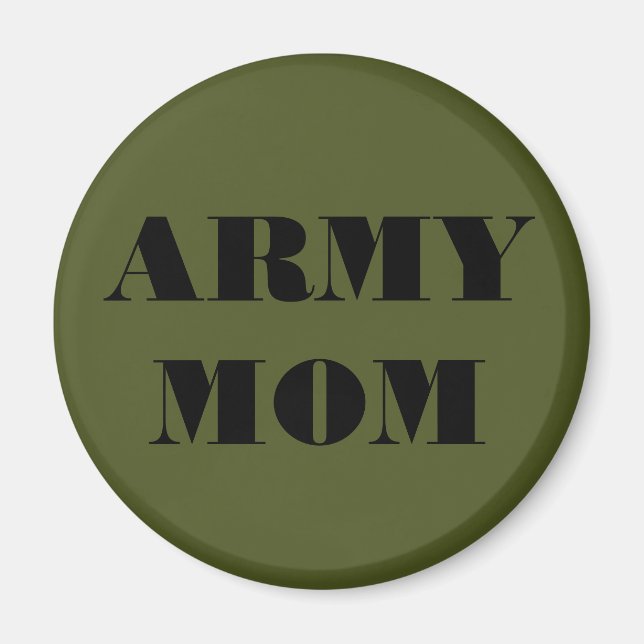 Imán Magnet Army Mom (Frente)