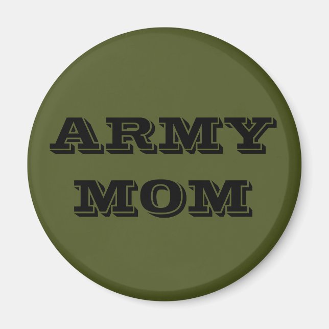 Imán Magnet Army Mom (Frente)
