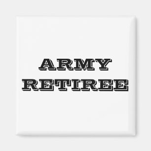 Imán Magnet Army Retiree