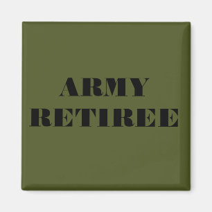 Imán Magnet Army Retiree