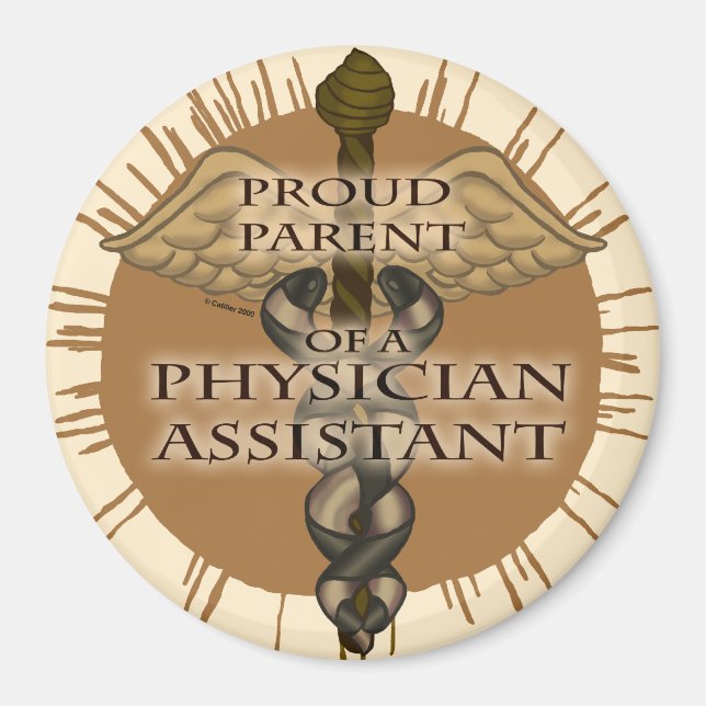 Imán Magnet Asistente de Médico Principal (Frente)