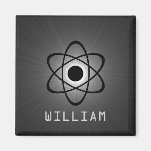 Imán Magnet atómico Nerdy, Gris