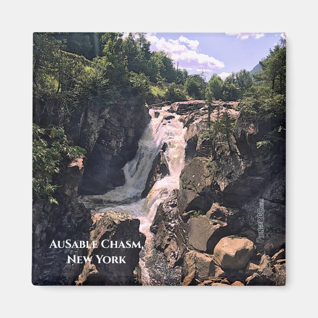 Imán Magnet - Au Sable Chasm NY (Frente)