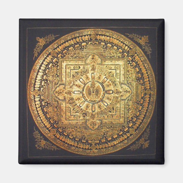 Imán Magnet Avalokiteshvara Mandala, con miles de armas (Frente)