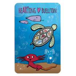 Imán Magnet - Axolotls Under the Sea - Buellton.Art