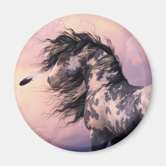 Imán Magnet azul Cherokee (Frente)