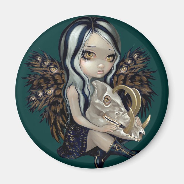 Imán Magnet "Babirusa Skull" (Frente)