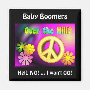Imán Magnet Baby Boomer - Psicodélico