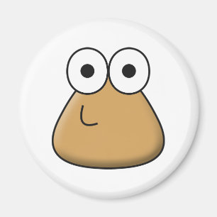 Imán Magnet - Baby Pou feliz