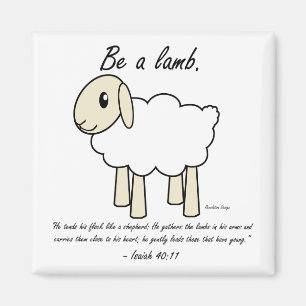 Imán Magnet "Be a Lamb"
