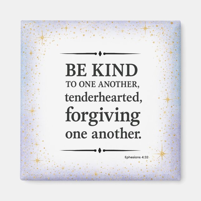 Imán Magnet "Be Kind" Bible Verse (Frente)