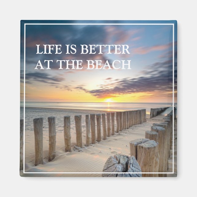 Imán Magnet Beach Scene (Frente)