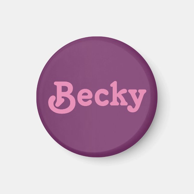 Imán Magnet Becky (Frente)