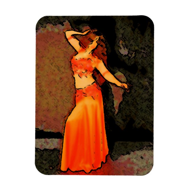 Imán Magnet Bellydancer Elegante (Vertical)