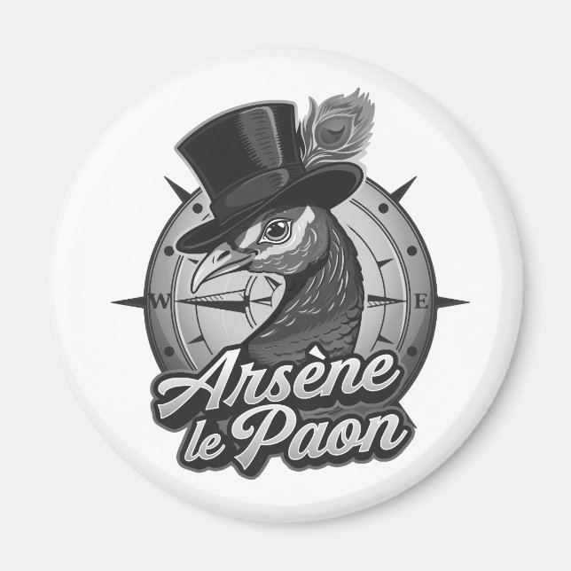 Imán Magnet "Black & White" (Frente)