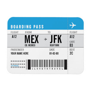 IMÁN MAGNET BOARDING PASS