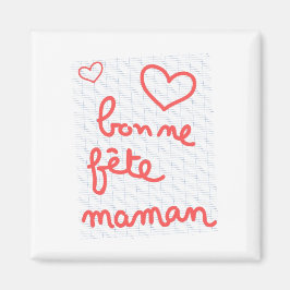 Imán Magnet Bonne fête Maman