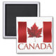 Imán Magnet Canada Flag Fridge Magnet Canada Maple Leaf (Frente)