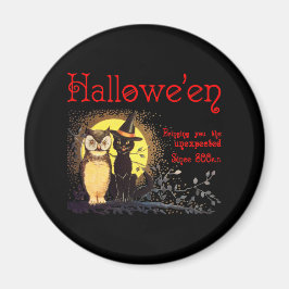 Imán Magnet Cat and Owl