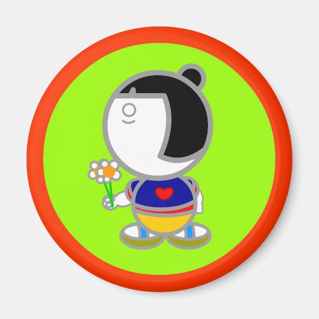 Imán Magnet CHICA de JAPÓN (Frente)