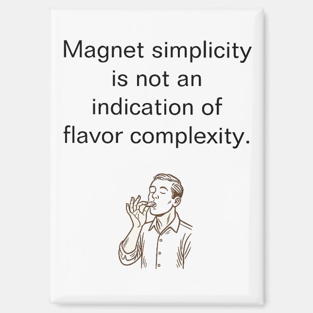 Imán Magnet Complexity refrigerator magnet (Anverso)