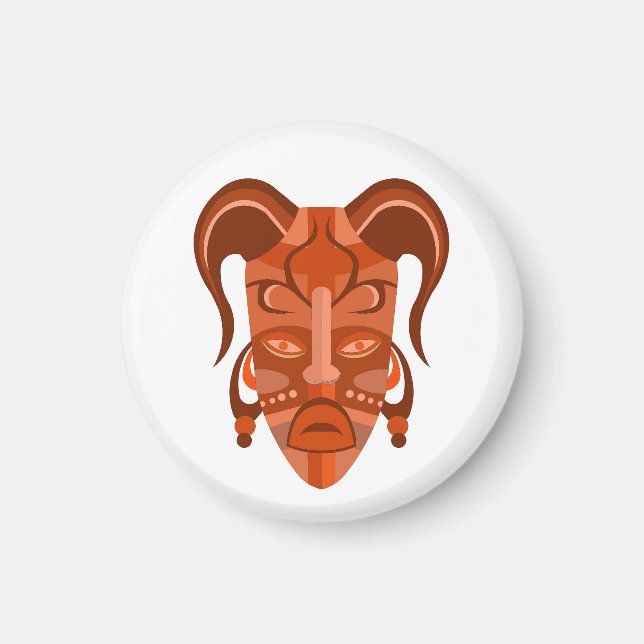 IMÁN MAGNET CON ARTE DE MÁSCARA TRADICIONAL (Frente)