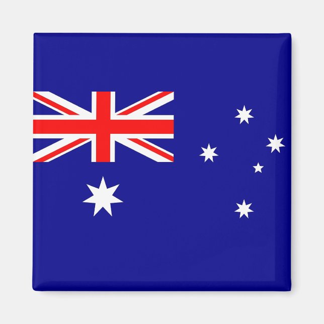 Imán Magnet con bandera de Australia (Frente)
