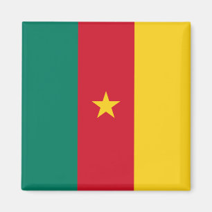 Imán Magnet con bandera de Camerún